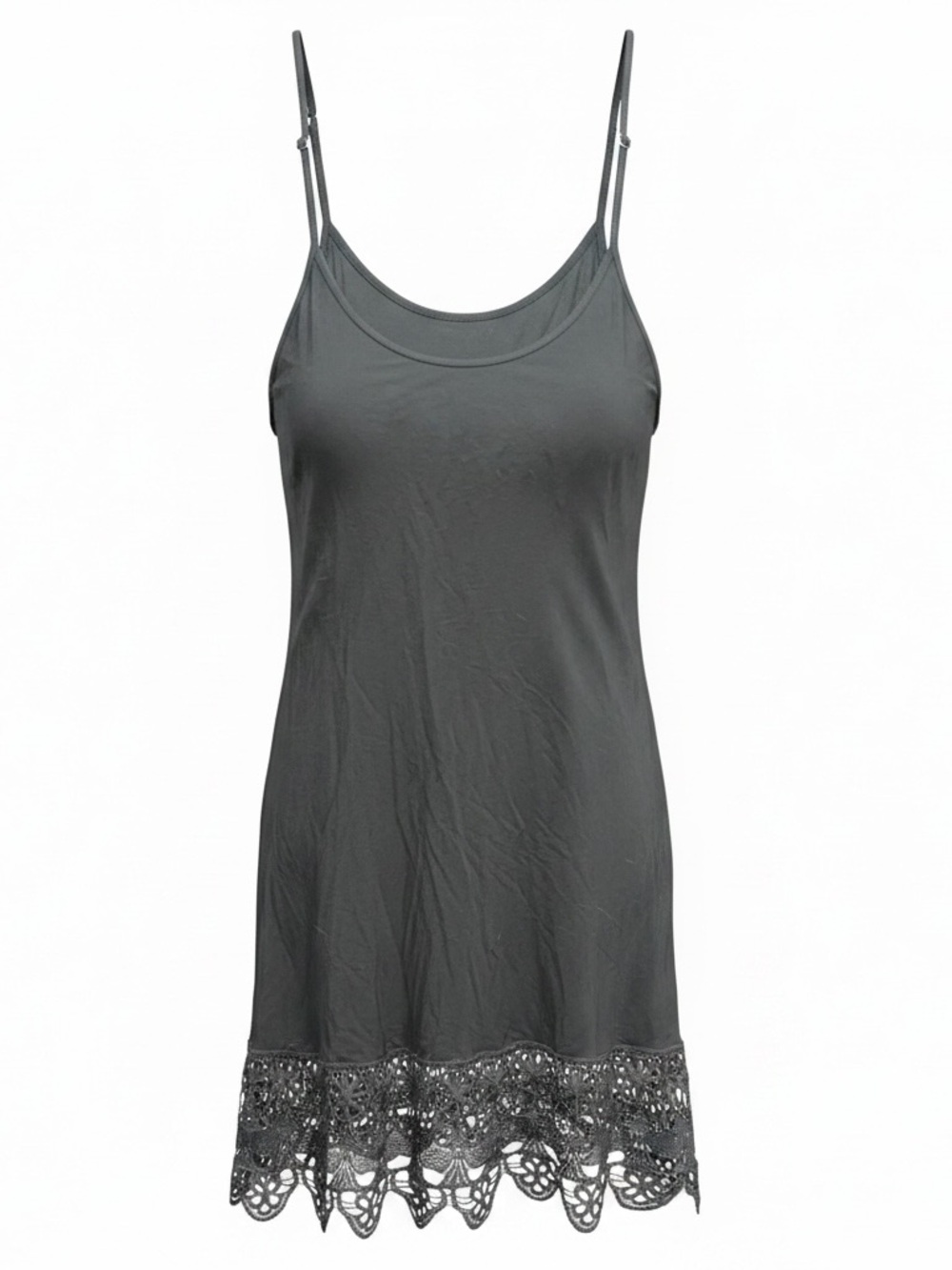 OPI Black Lace-Trim Slip Camisole